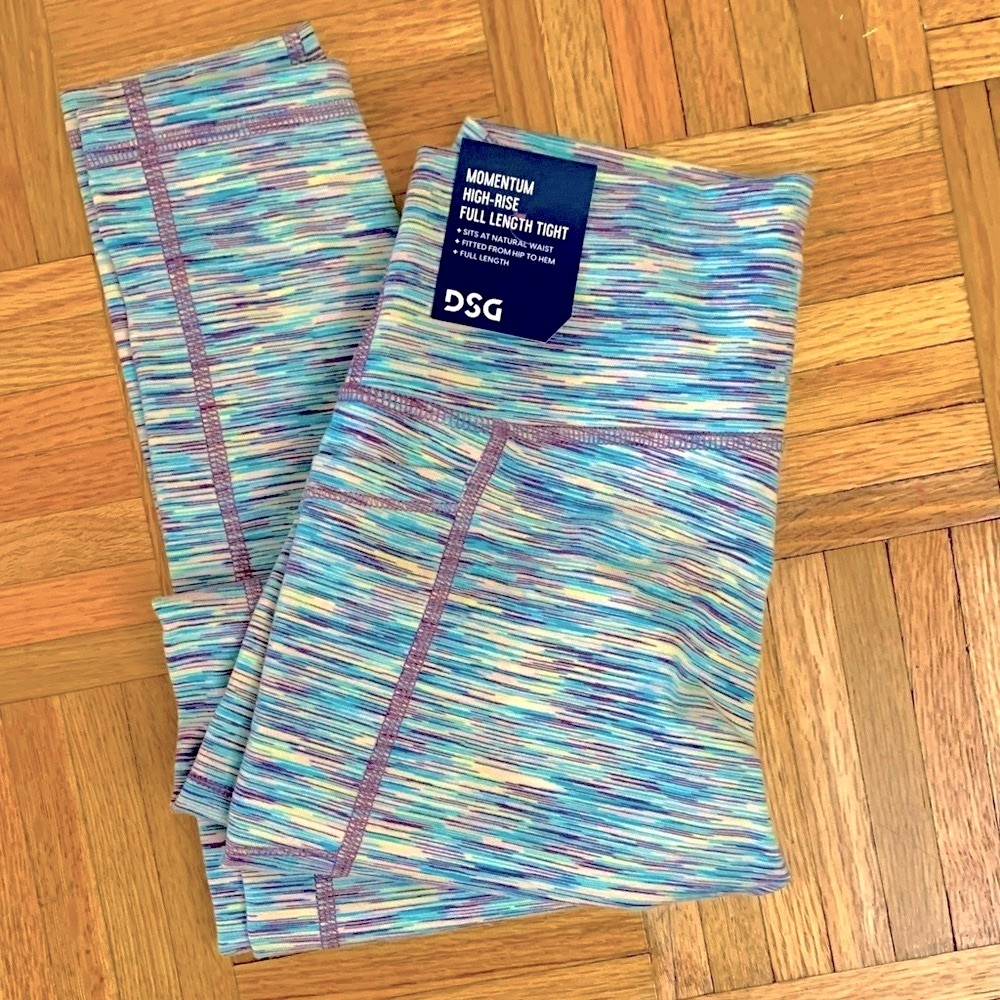 NWT - DSG Activewear Leggings - Full Length High Waist Girls Size 10/12 Medium